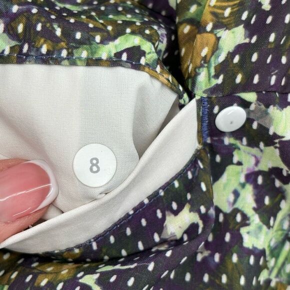 Lululemon Spring Break Away Short Floral Sport White Multi Size 8 - Picture 6 of 9